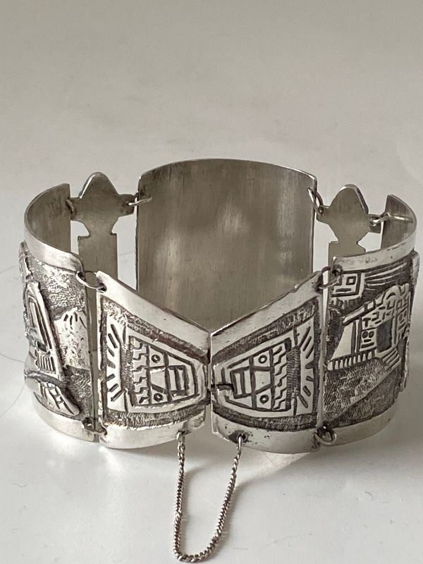 Vintage armbånd i sølv 