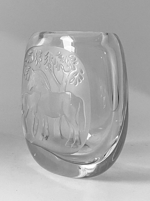 Vintage vase Hadeland Lars Fletre 