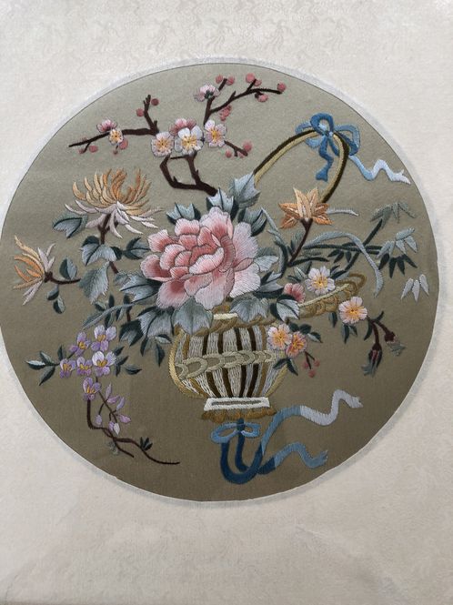 Hovedbilde  Japansk silkebroderi 