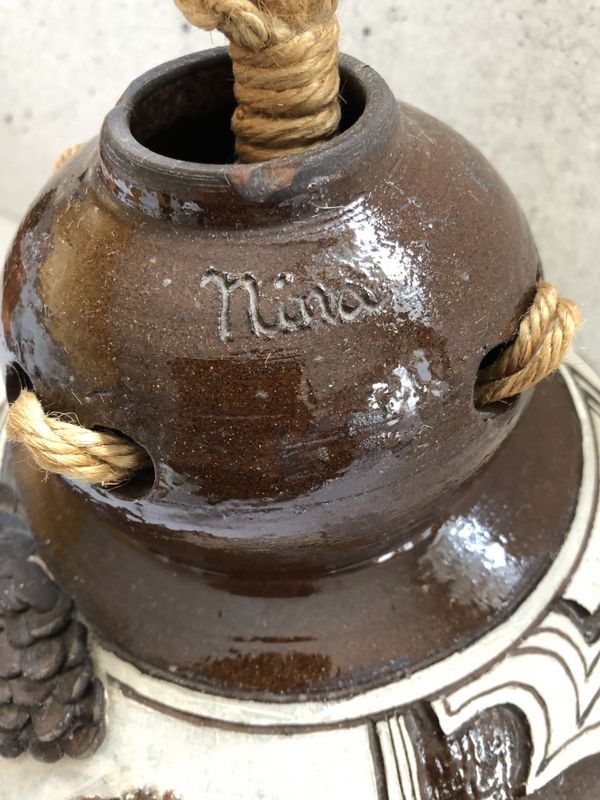 Taklampe i keramikk