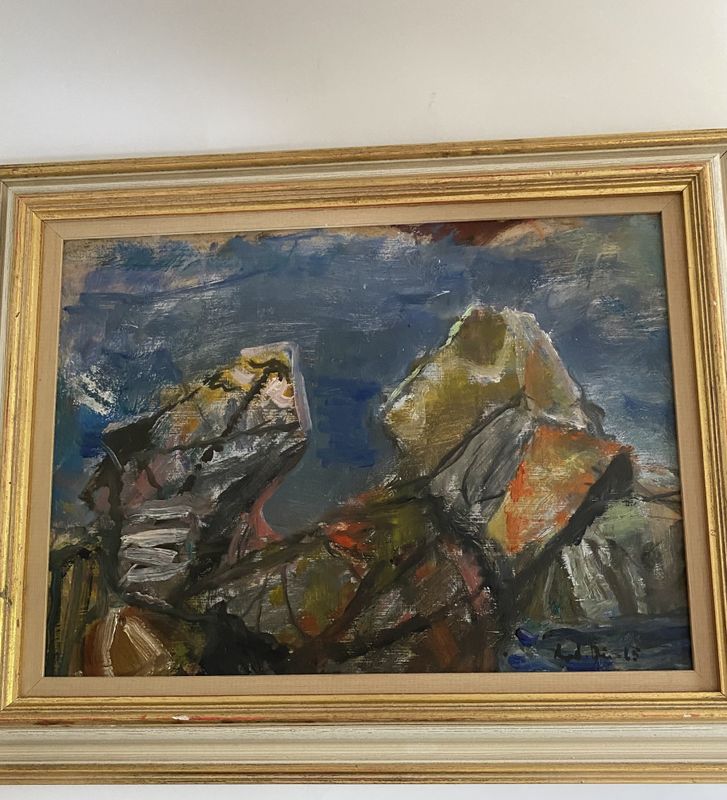 Maleri Andreas Bøe 1965 
