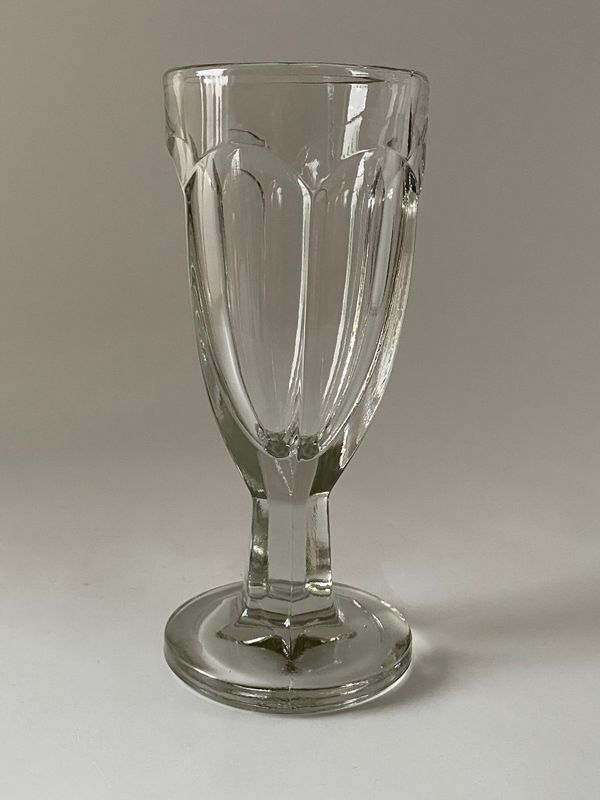 6 vintage pressglass Hadeland  