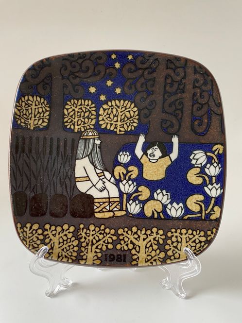 Hovedbilde Årstallerken 1981 Arabia Finland