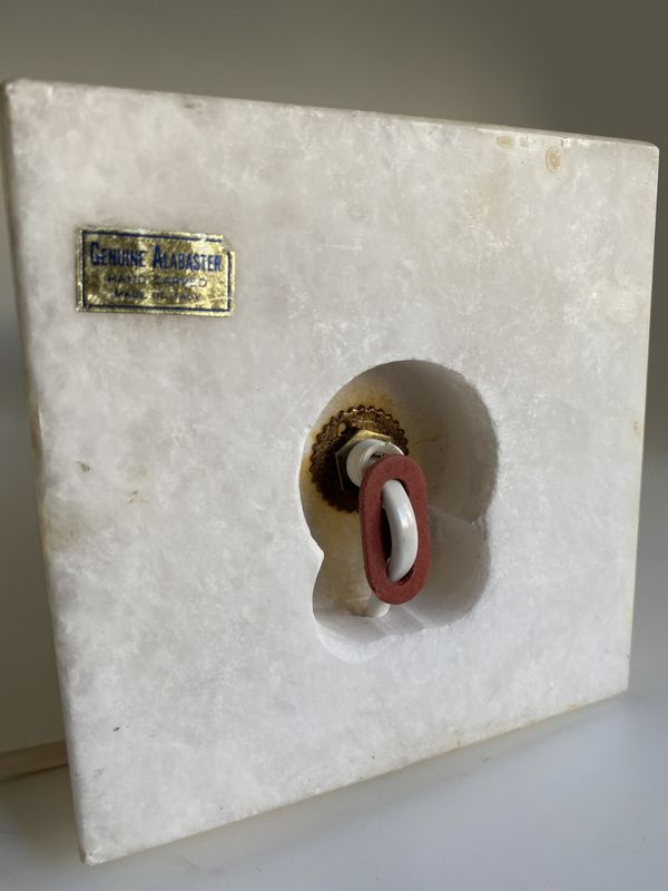 Bordlampe i alabast Italia 