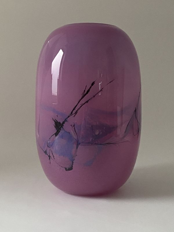Kunstglass vase Severin Brørby 