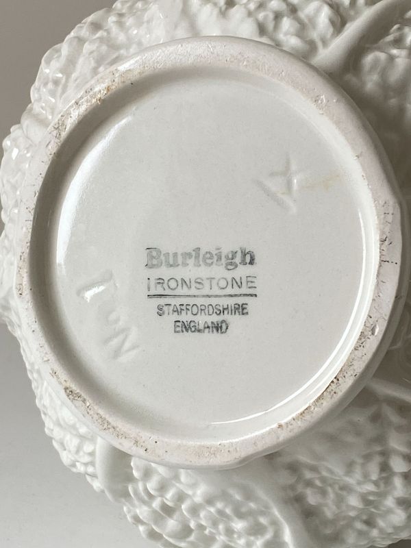 Vintage Blomkålvase Burleigh Staffordshire 