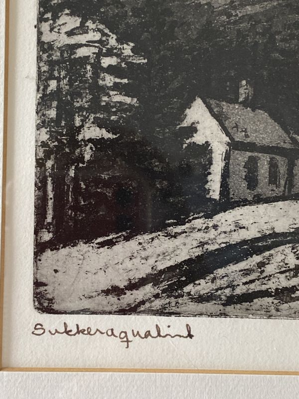 Sukkeraquatint Sigrid Øyrehagen 