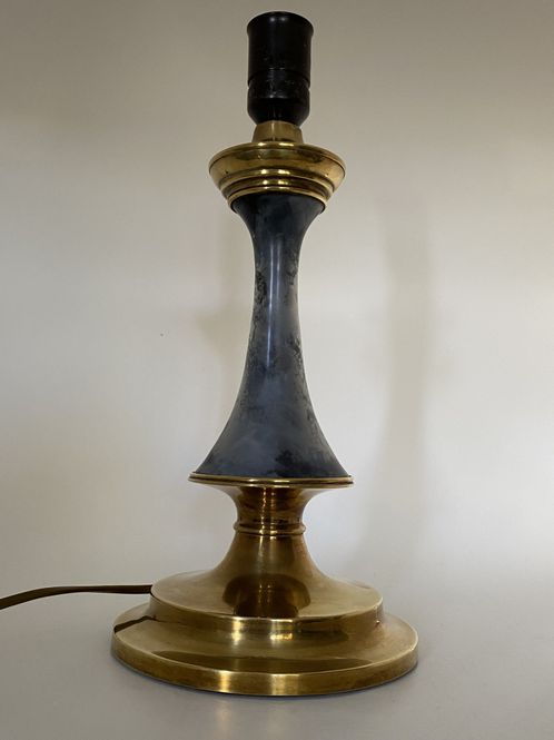 Hovedbilde Bordlampe i messing og glass 