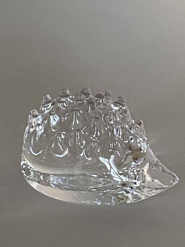 Pinnsvin glassfigur Hadeland Benny Motzfeldt 