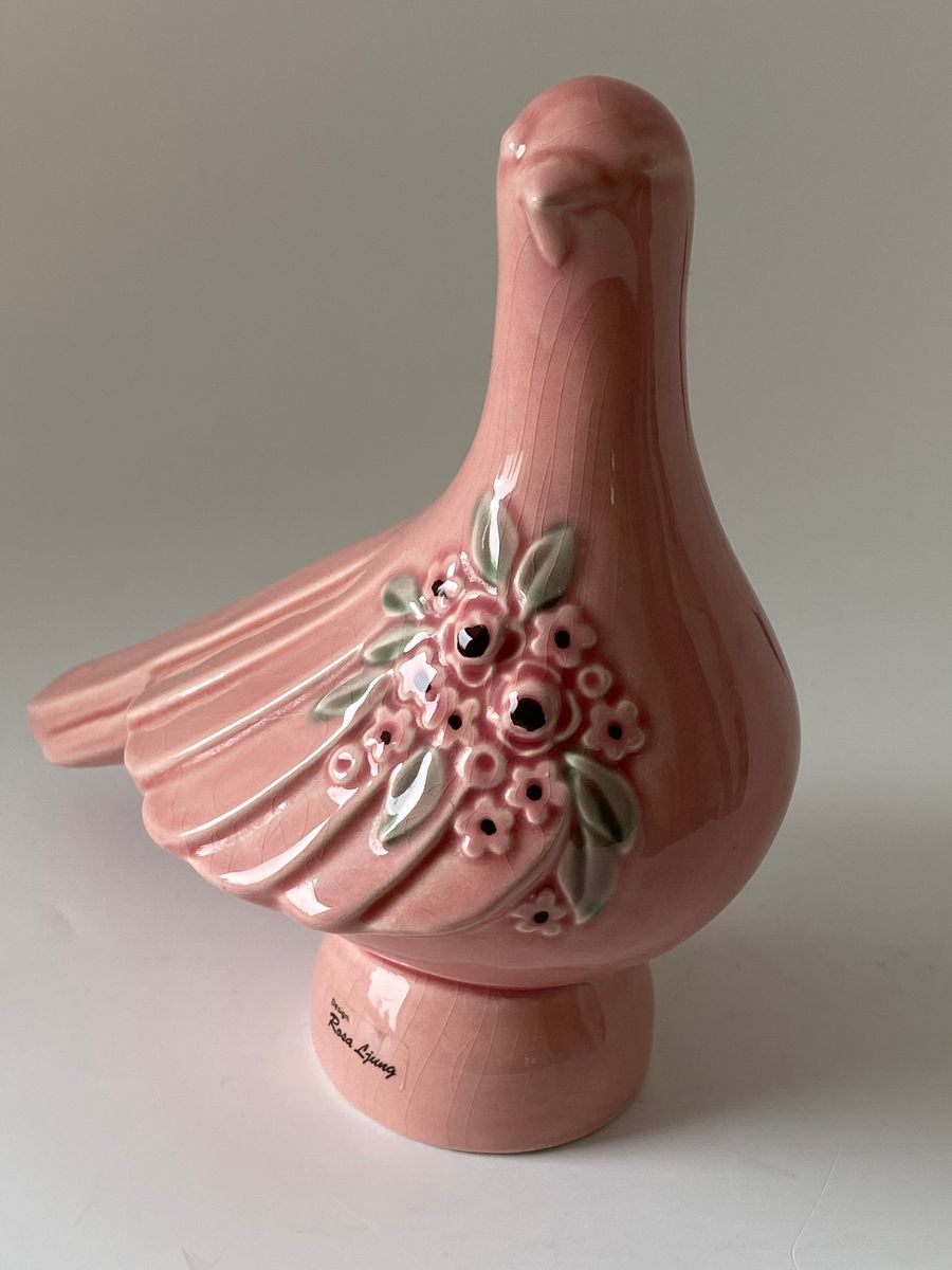 Duefigur Rosa Ljung Deco Keramik 