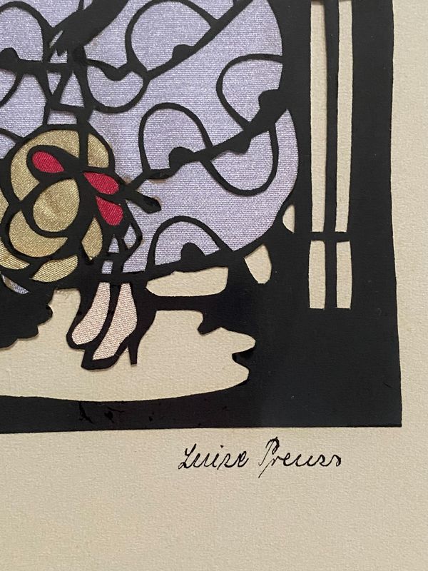 Vintage Siluettklipp Luise Preuss 