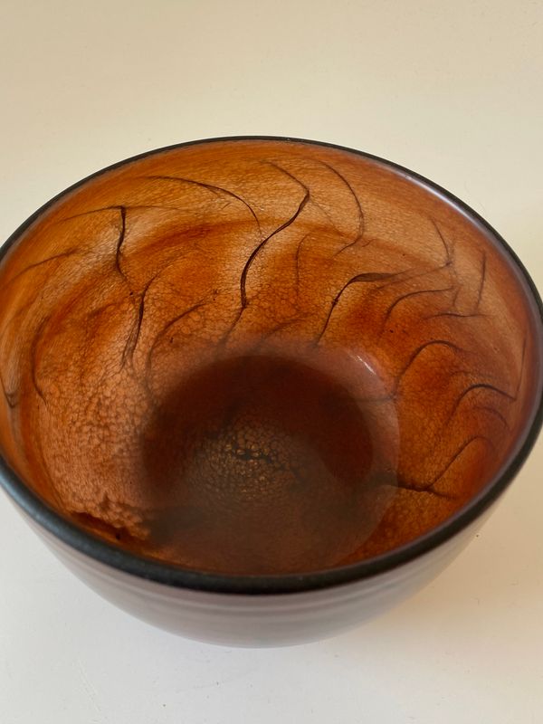 Kunstglass Willy Johansson signert 