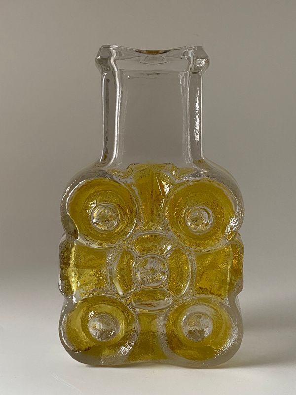 Kraftig Iceglass vase Lars Hellsten   