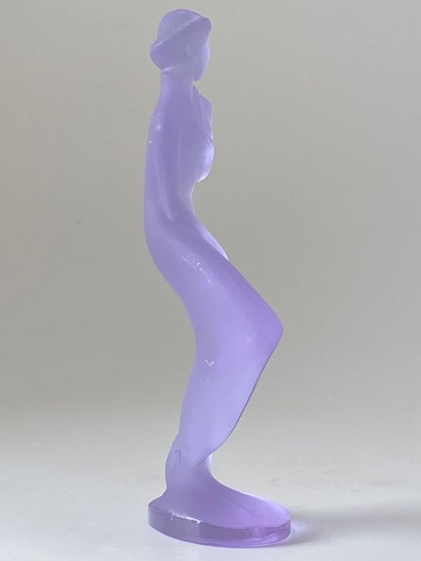 Lady in the Wind Art deco glassfigur 