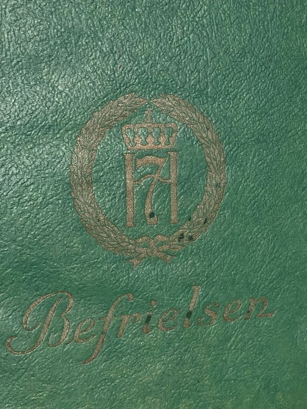 Vintage fotoalbum Befrielsen 1946 